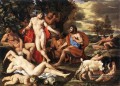 Midas et Bacchus classique peintre Nicolas Poussin